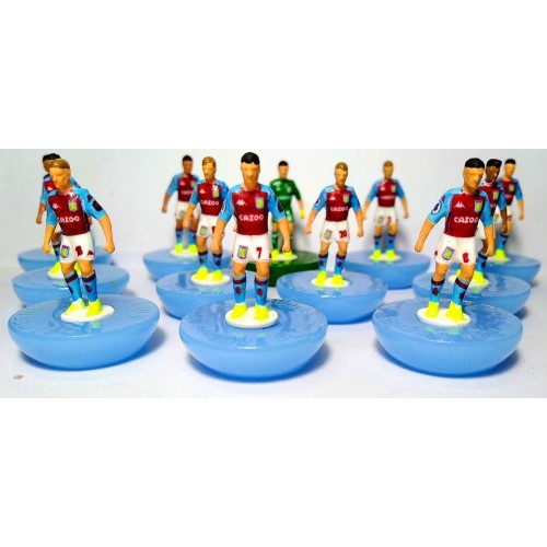 Subbuteo Andrew Table Soccer Aston Villa  2020-21 on Classic Hasbro bases